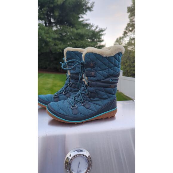 Columbia chimera NEW women's out dry Omni grip snow boots size 9  New - Picture 10 of 16